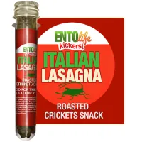 Italian Lasagna Mini-Kickers Flavored Cricket Snacks by EntoLife