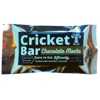Chocolate Mocha Energy Cricket Bar by Gym-N-Eat Crickets