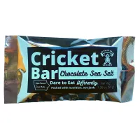 Chocolate Mocha Sea Salt Energy Cricket Bar by Gym-N-Eat Crickets