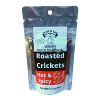 Hot & Spicy Roasted Crickets by Gym-N-Eat Crickets
