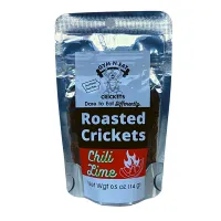 Chili Lime Roasted Crickets by Gym-N-Eat Crickets