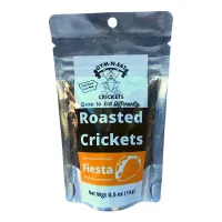 Fiesta Roasted Crickets by Gym-N-Eat Crickets