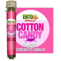 Cotton Candy Mini-Kickers Flavored Cricket Snacks by EntoLife