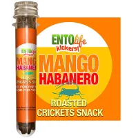 Mango Habanero Mini-Kickers Flavored Cricket Snacks by EntoLife
