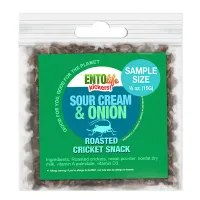 Sour Cream & Onion Cricket Snack by EntoLife