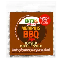 Memphis BBQ Cricket Snacks by EntoLife