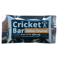 Salted Caramel Energy Cricket Bar by Gym-N-Eat Crickets