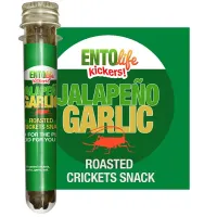 Jalapeno Garlic Mini-Kickers Flavored Cricket Snacks